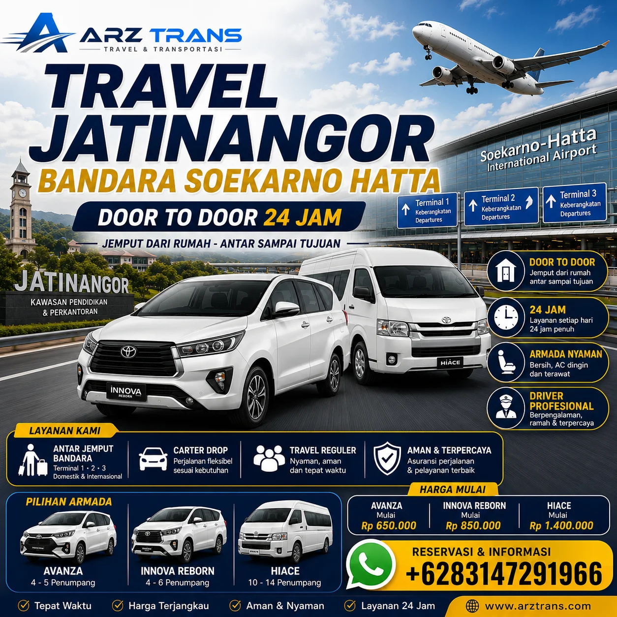 Travel Jatinangor Bandara Soekarno Hatta